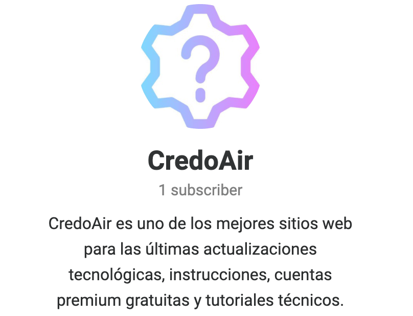 CredoAir Telegram